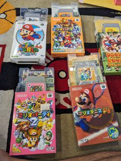 N64 Video Games In Box Japanese