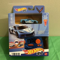 NEW Hot Wheels Rc C8 Corvette in 164 Scale Remote-Control Toy Car