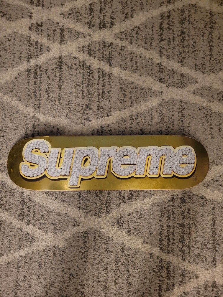 Supreme Skateboard. Brand New. Never Set Up. Has Storage Marks