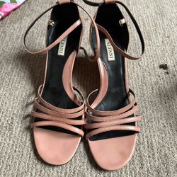 Pink Leather Shoes