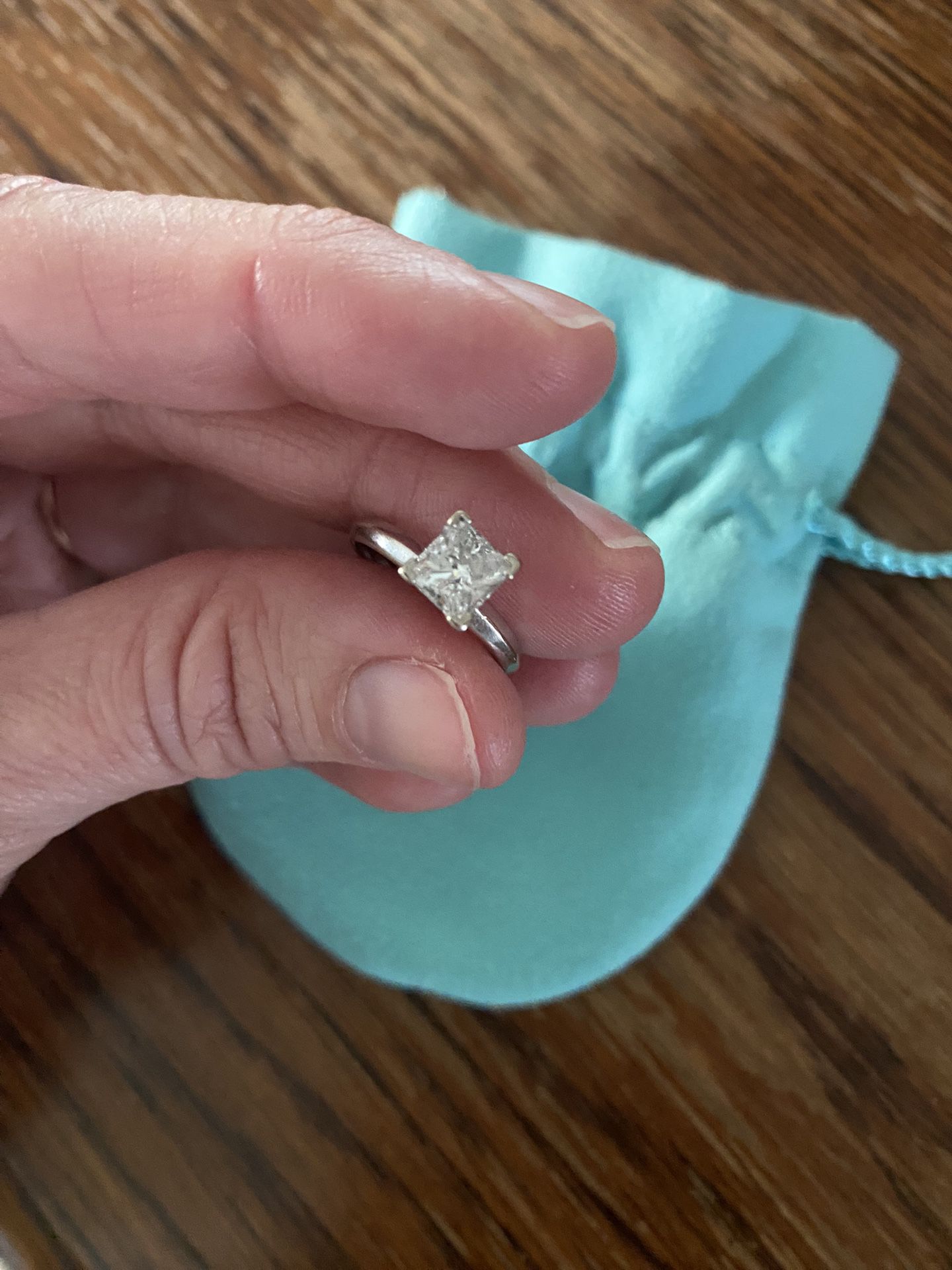 Diamond engagement Ring And Wedding Band