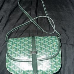 Green Goyard bag