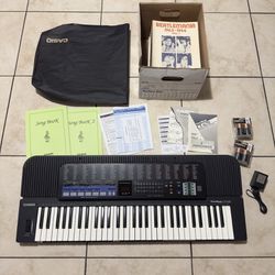 Vintage Casio Keyboard Piano Complete Set Up 