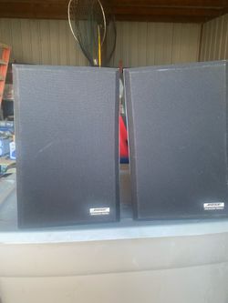 Bose Interaudio 2000 2-Way Bass Reflex Stereo Speakers 10-90 Watts
