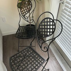 Solid Metal Folding Chairs