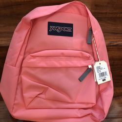 Jansport Superbreak Strawberry Pink Back Pack 