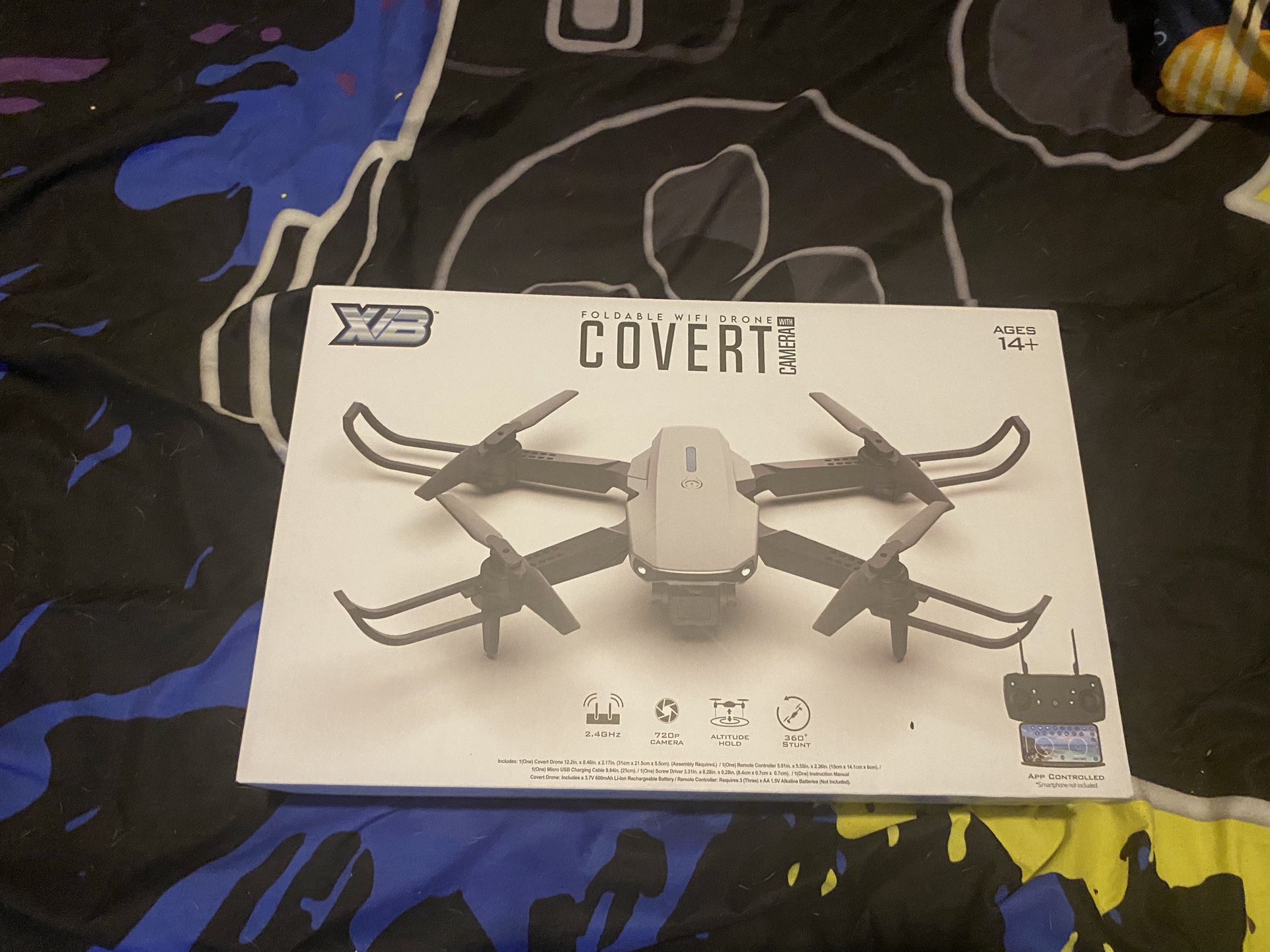 Convert Foldable Wifi Drone With Camera