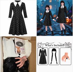 Wednesday Addams costume for Halloween  disfras de merlina para halloween
