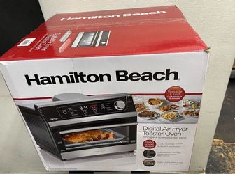 HAMILTON BEACH - Digital Air Fryer Toaster 1800 Watts