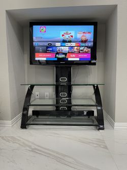 Samsung 45” TV and TV Stand with Mount