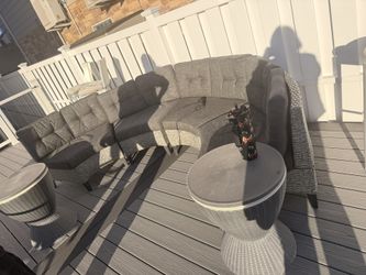 Outdoor Couch And End Tables
