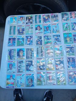 Hold beisbol cards (250 cards) #71-72-74-82#