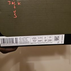 Jordan Retro X Travis Scott "Olive