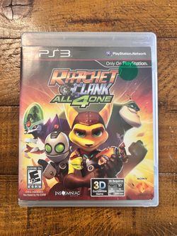 PS3 ratchet and clank all 4 one