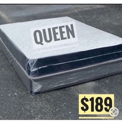 Queen Mattress Set – Medium – Brand New – Delivery Available 🚚