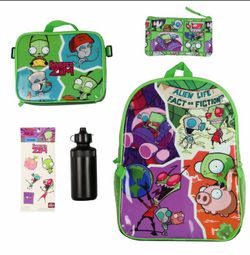 Invader Zim Backpack Set- Brand New