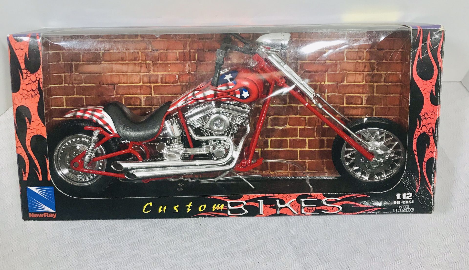 New Rays Toys Custom Bikes Motorcycle 1/12 Scale