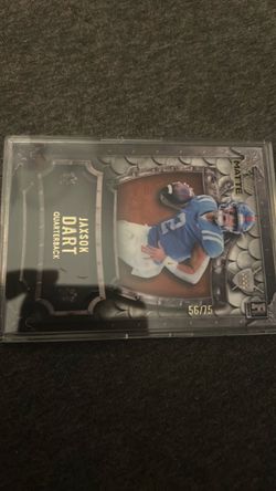 Jaxson Dart Matte Football Card 56/75