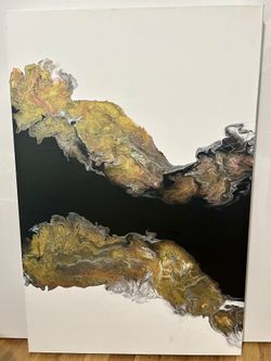 20x30 Fluid Abstract Art