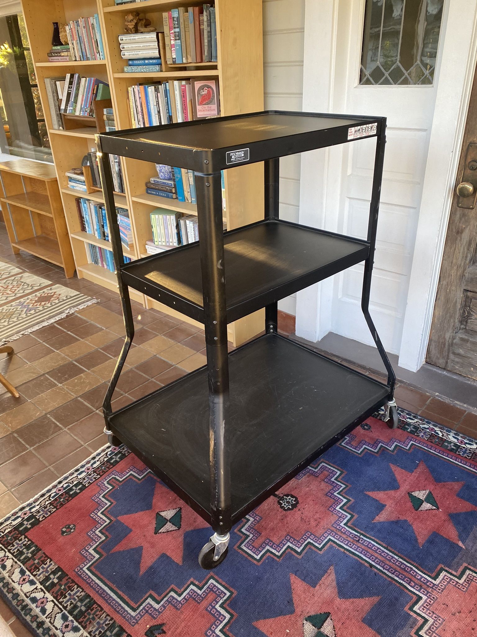 Heavy Duty Industrial 3-Tier AV/Garage/Shop/Commercial Kitchen Cart PIX Mobile Da-Lite