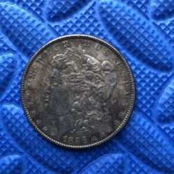 1886 Morgan Silver Dollar Coin