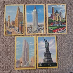 LARGE SET OF VINTAGE POSTCARDS  - UNUSED