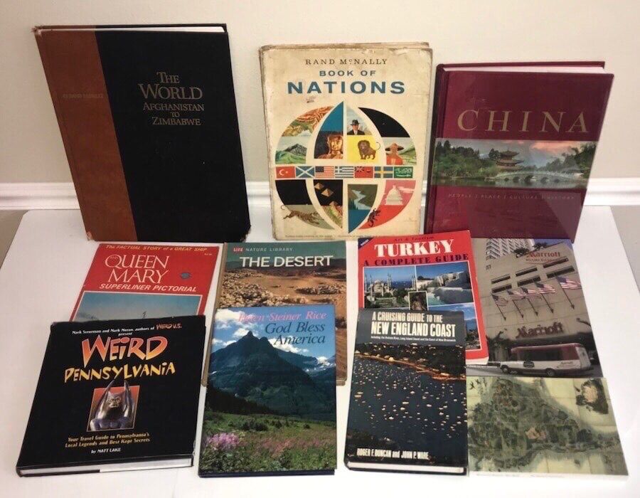 Travel Book Lot - All this $5