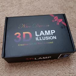 3D Train Lamp Illusion 