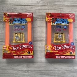 2 Drag Race Action Set of Hot Wheels $15. located in Perris