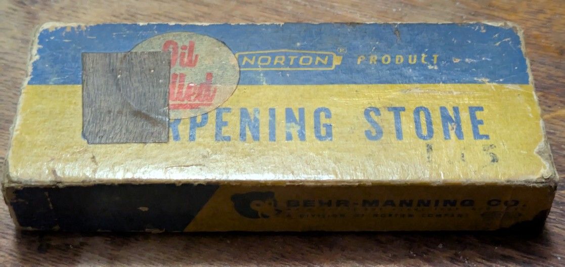 Antique Behr-Manning ,Norton Sharpening Stone