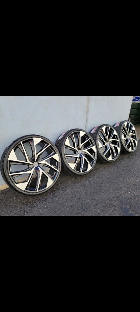 28" Lexani wheels/rims 295-25 ZR28 tires 28"s