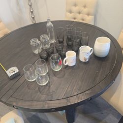 Drinking Glasses, Porcelain Bowl