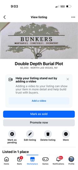 Double Depth Burial Plot