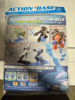 BANDAI HOBBY Bandai Hobby - Aqua Blue Action Base2 Display Stand 1/144