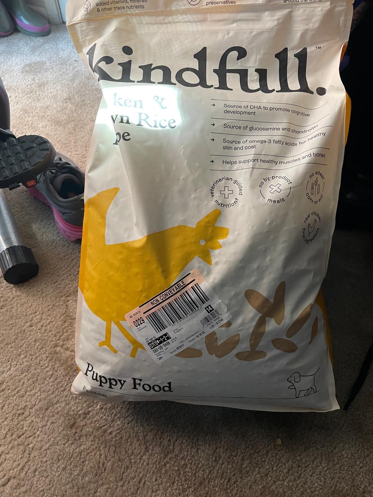 Kindfull Chicken & Brown Rice Recipe Puppy Food