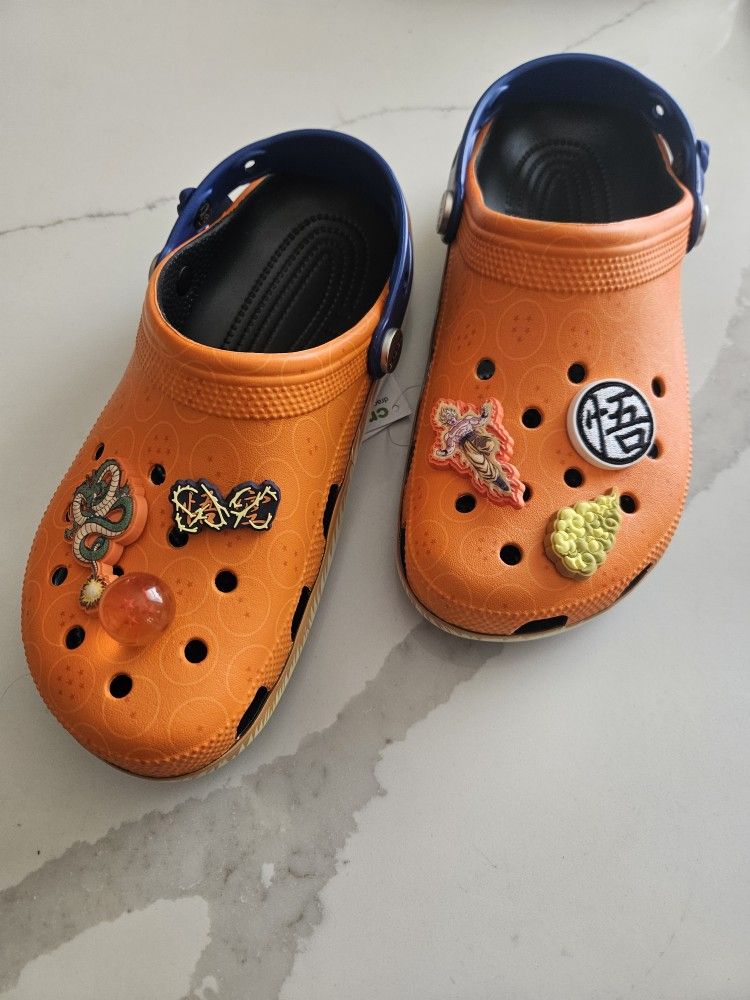 Dragon Ball Goku Crocs Size 8