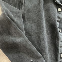 Abercrombie & fitch Black Denim Jacket