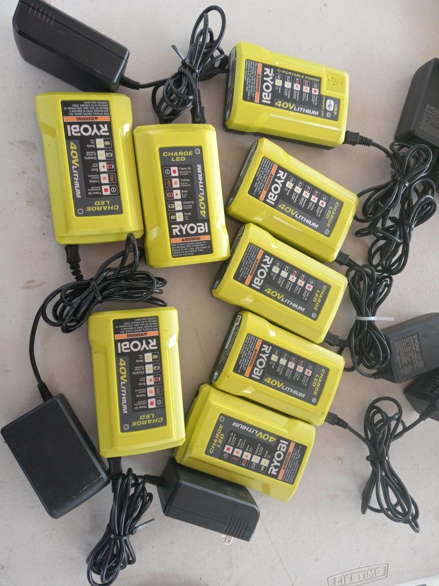 Ryobi 40v Charger $20 Each Price Firm