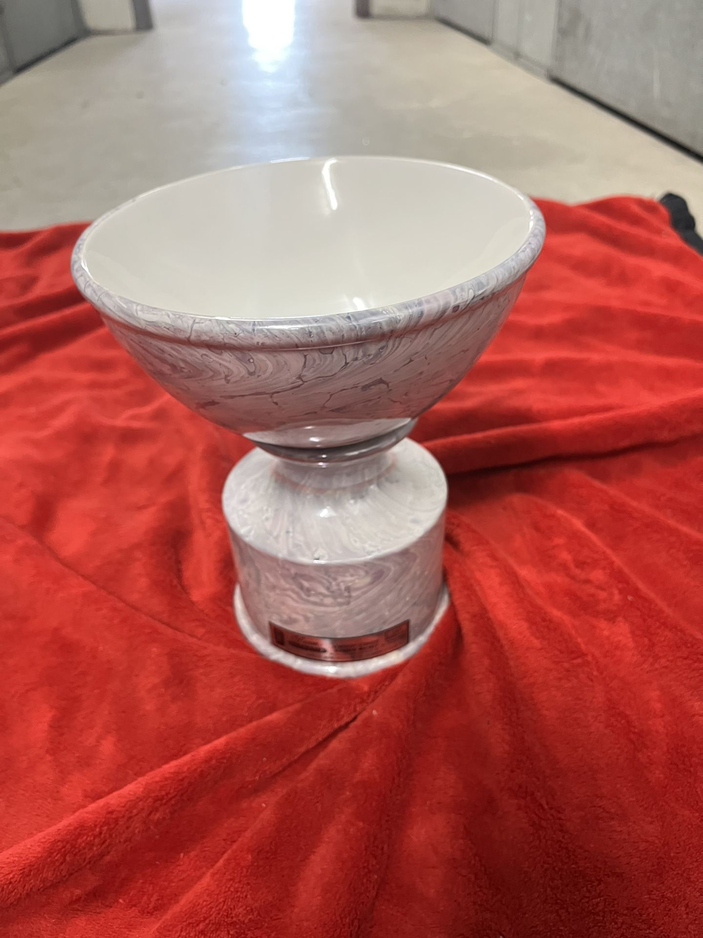 9.5" Empty Jim Beam Executive Bowl Decanter