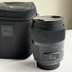 Sigma (Art) Lens For Nikon , 35mm F/1.4