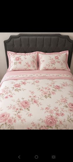 bed with mattress