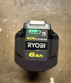 Ryobi 40V Lithium-Ion 6.0 Ah High Capacity Battery