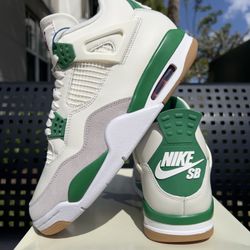 Jordan 4 SB Size 9.5 NEW Travis Olive Nigel brick