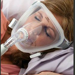 Respironics Size (L) FitLife Total Face Mask with Headgear. NEW SEALED 

