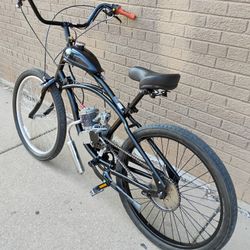 26" Hyper Single Speed 80cc Motorized Beach Cruiser
