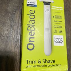 Philips OneBlade Trim & Shave Design for Pubic Grooming , Skin protect Blade