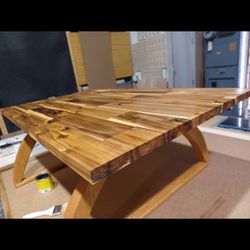Unique Butcher Block Coffee Table