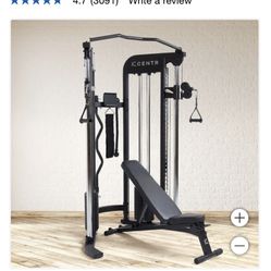 FTXC functional trainer with bench (cable machine)