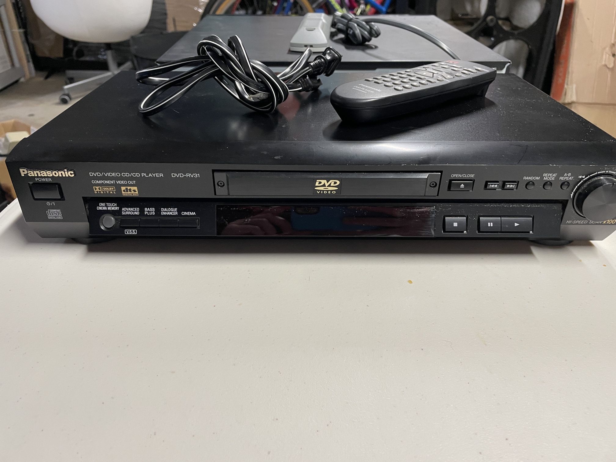 Panasonic DVD Player w/Remote