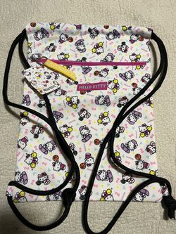Hello Kitty Draw String Bag